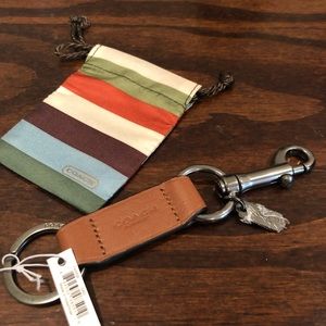 Coach key ring NWT